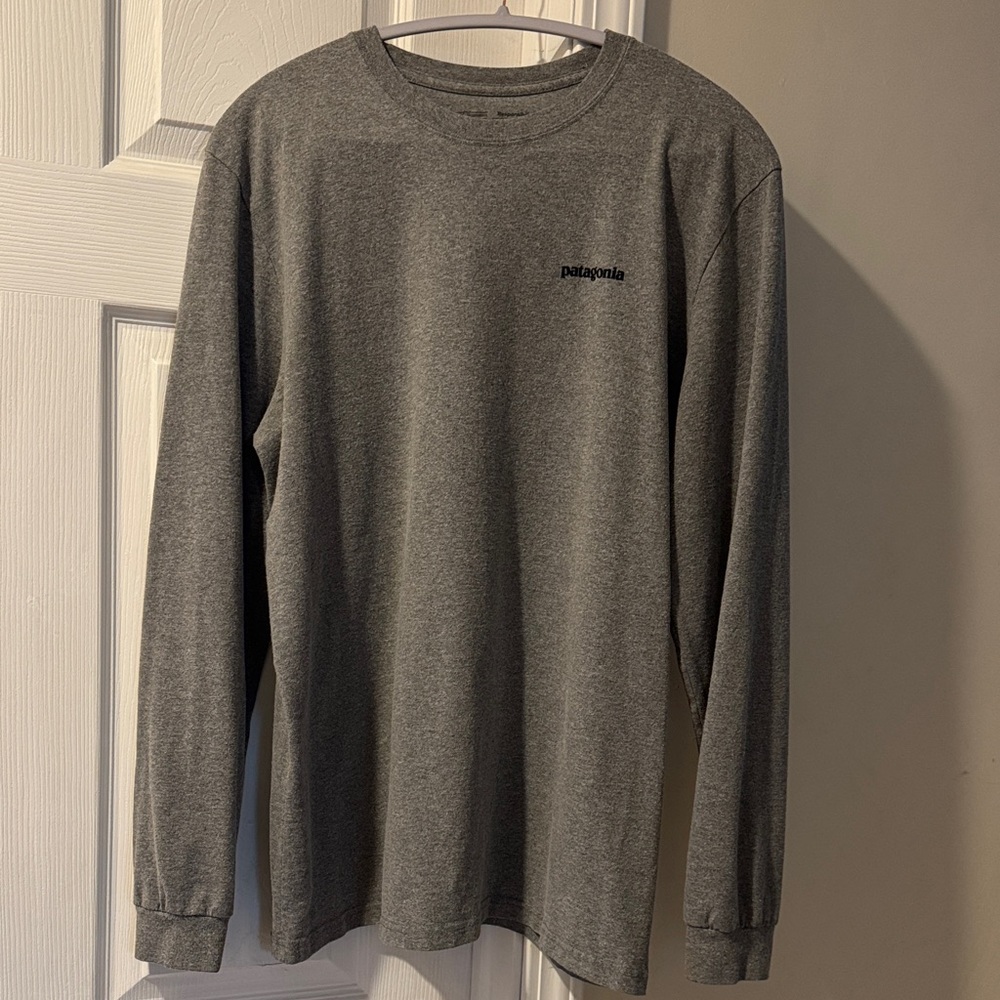 Patagonia Men's Charcoal Long Sleeve Tee